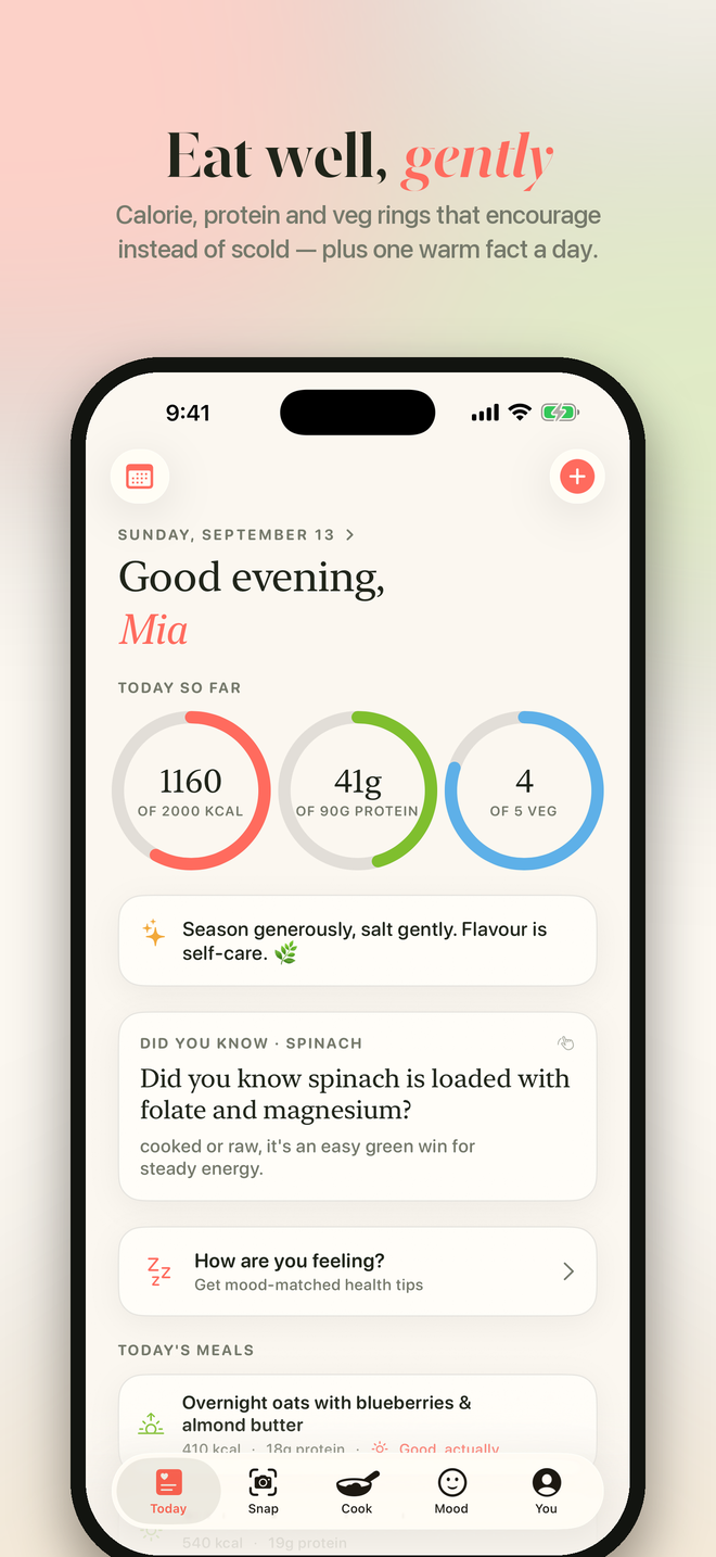 Screens from the App Store listing