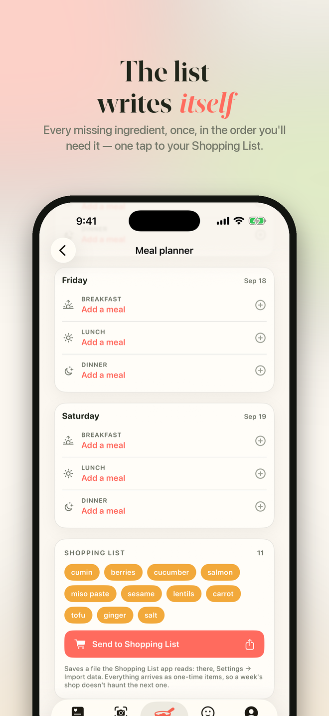 Screens from the App Store listing