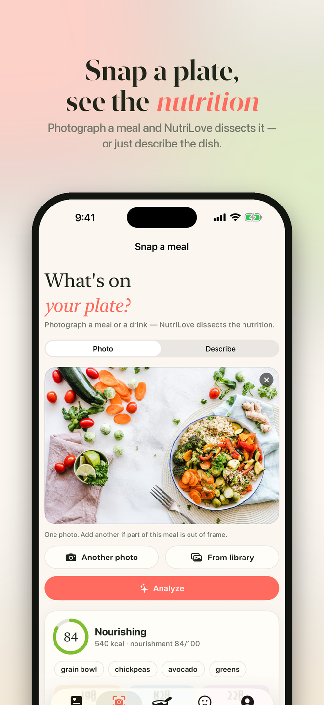 Screens from the App Store listing